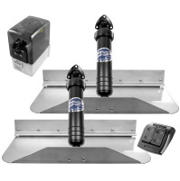 Classic Series Hydraulic Trim Tab Kit with Rocker Switch - 12V - 6BT-50001-87-00 - 189E - 5000187 - Bennett Marine